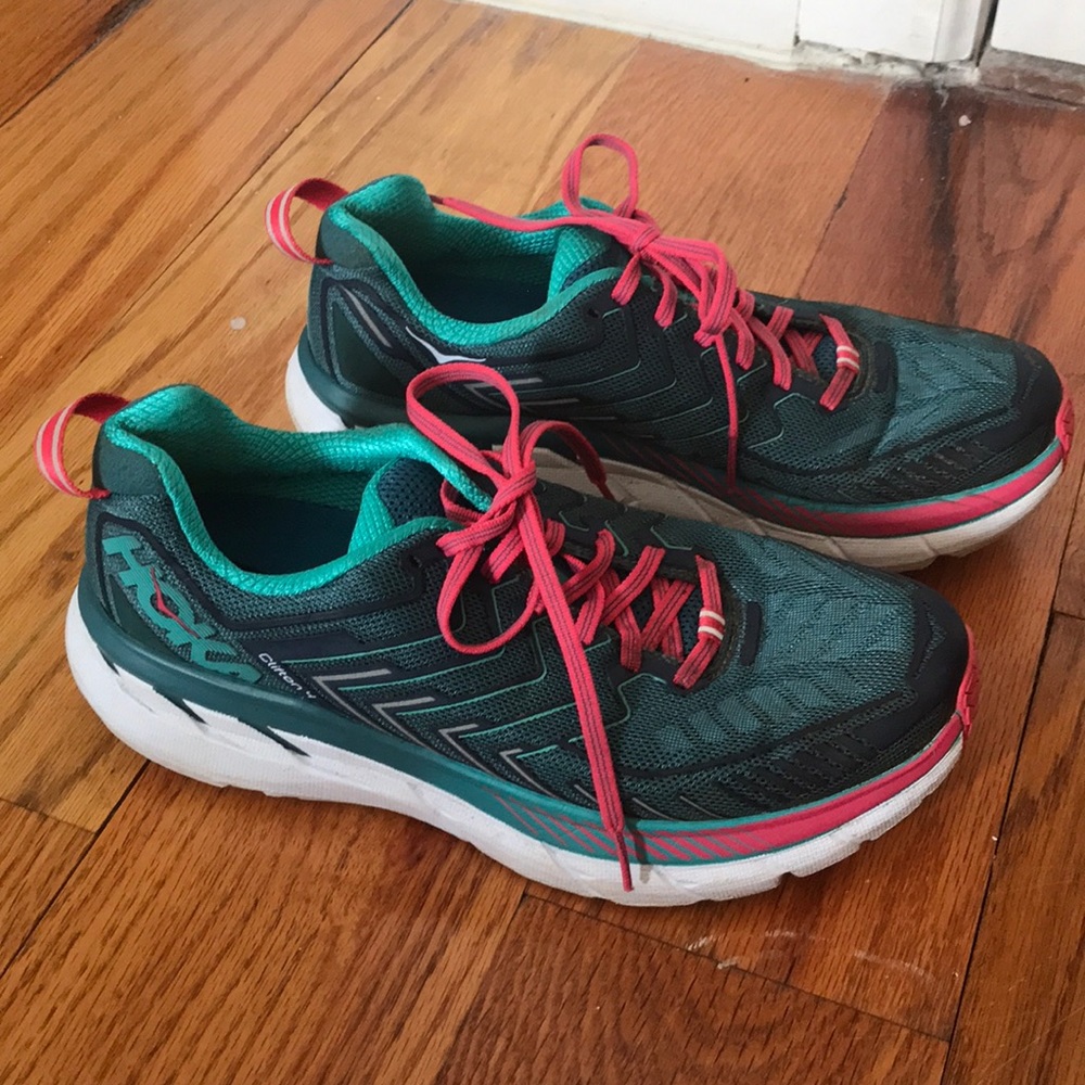 Hoka One One Clifton 4 running shoes, 8.5
